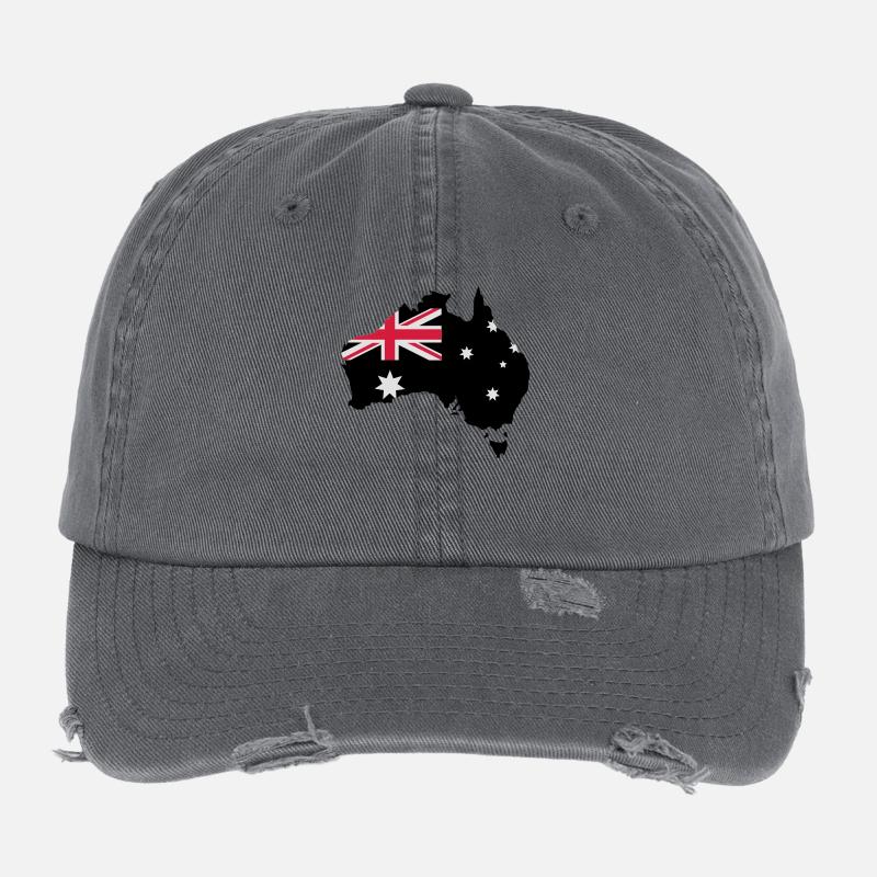 Australia Flexfit Vintage Destroyed Cap
