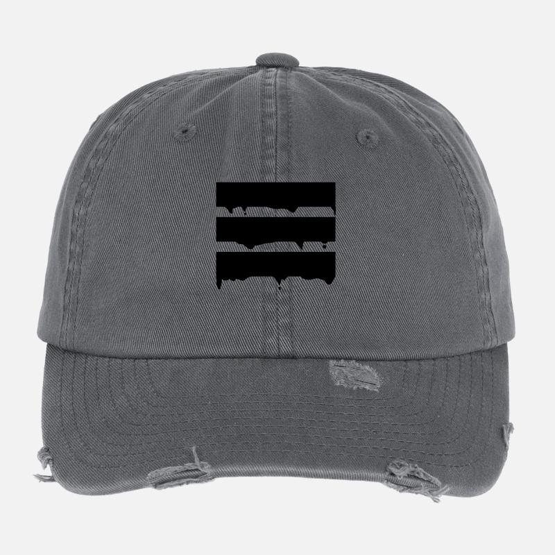 Streifen Flexfit Vintage Destroyed Cap