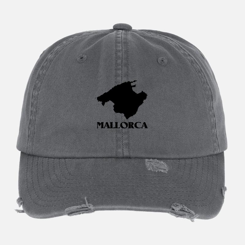 mallorca Flexfit Vintage Destroyed Cap