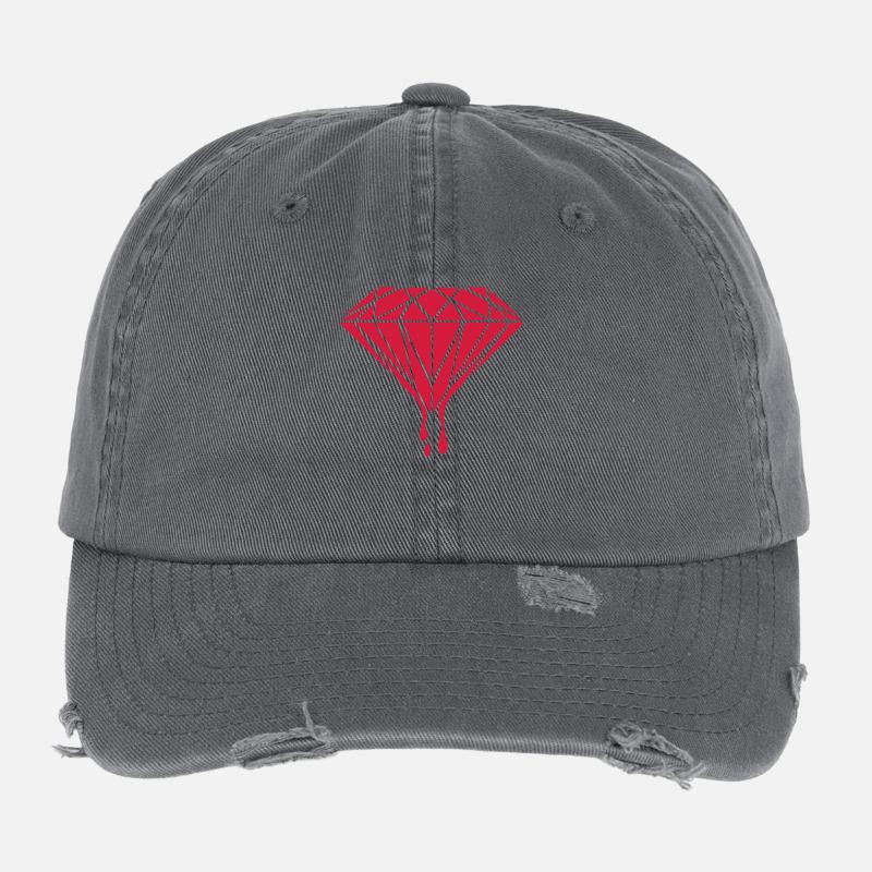 diamond Casquette vintage effet usé Flexfit