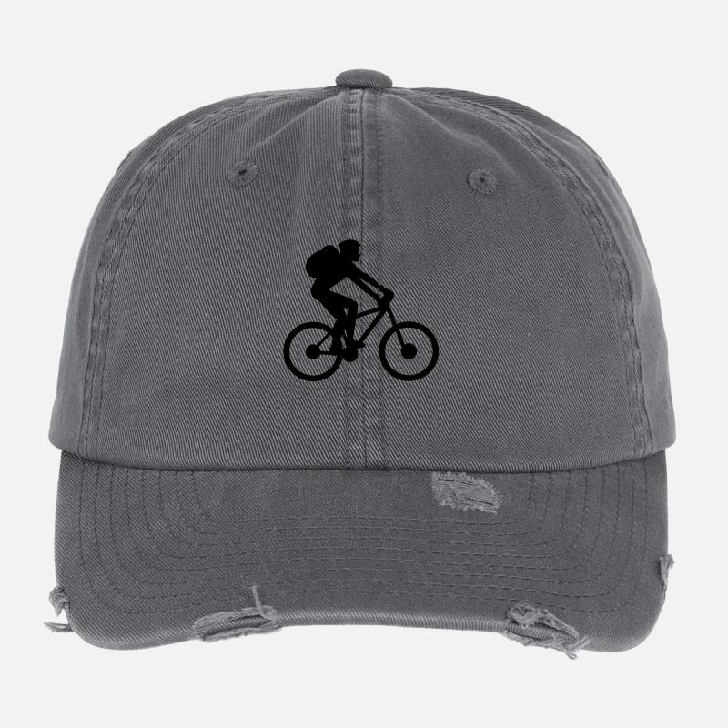 Mountain Biker Flexfit Vintage Destroyed Cap