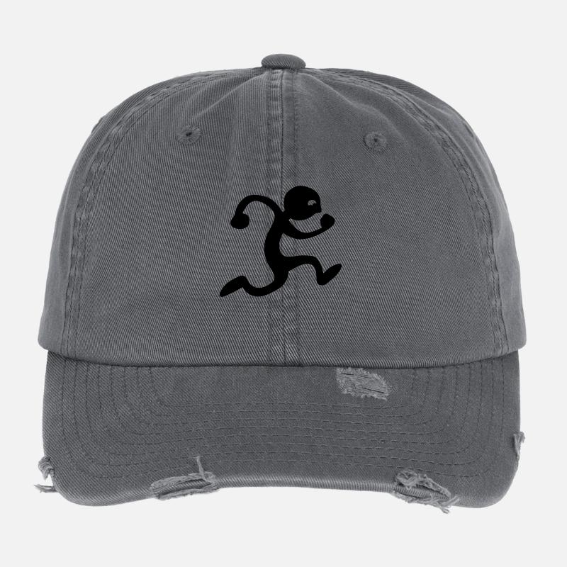 run Casquette vintage effet usé Flexfit