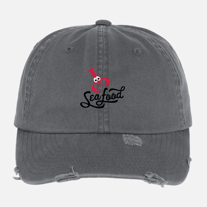 seafood Flexfit Vintage Destroyed Cap