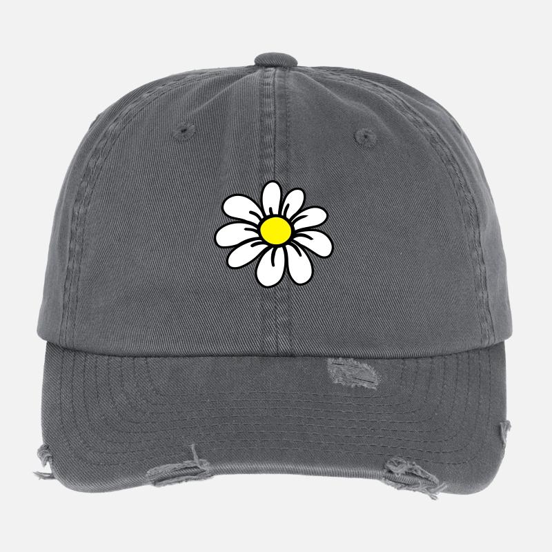 daisy_flower Flexfit Vintage Destroyed Cap
