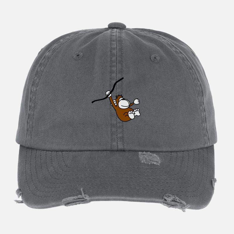 monkey Flexfit Vintage Destroyed Cap