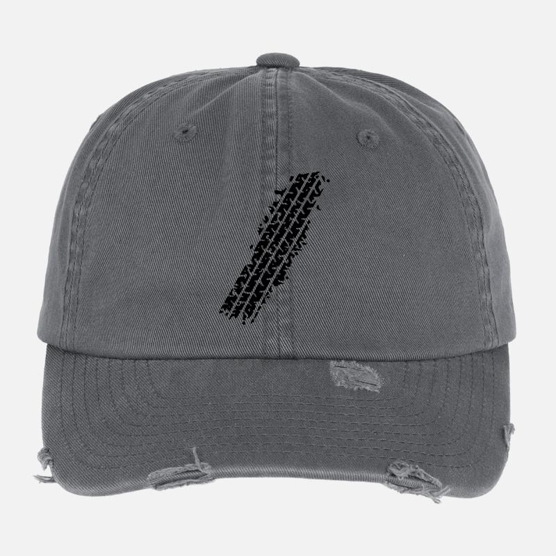 TYRE TRACK Flexfit Vintage Destroyed Cap