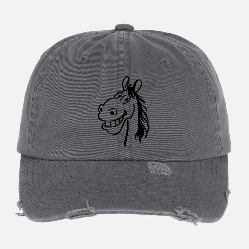 Pferd Flexfit Vintage Destroyed Cap