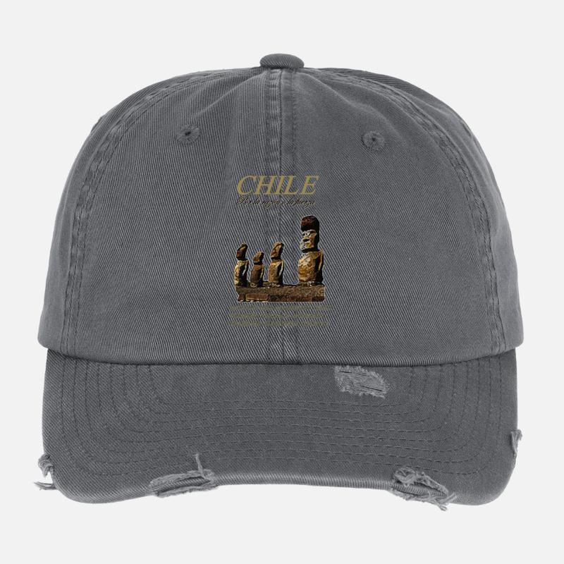 CHILE Flexfit Vintage Destroyed Cap