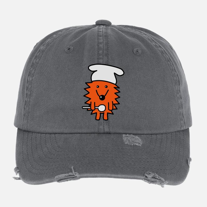 Koch-hérisson Casquette vintage effet usé Flexfit