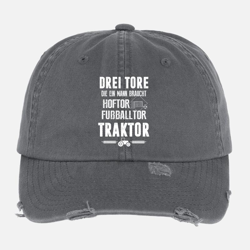 Landwirt 3 Tore Flexfit Vintage Destroyed Cap