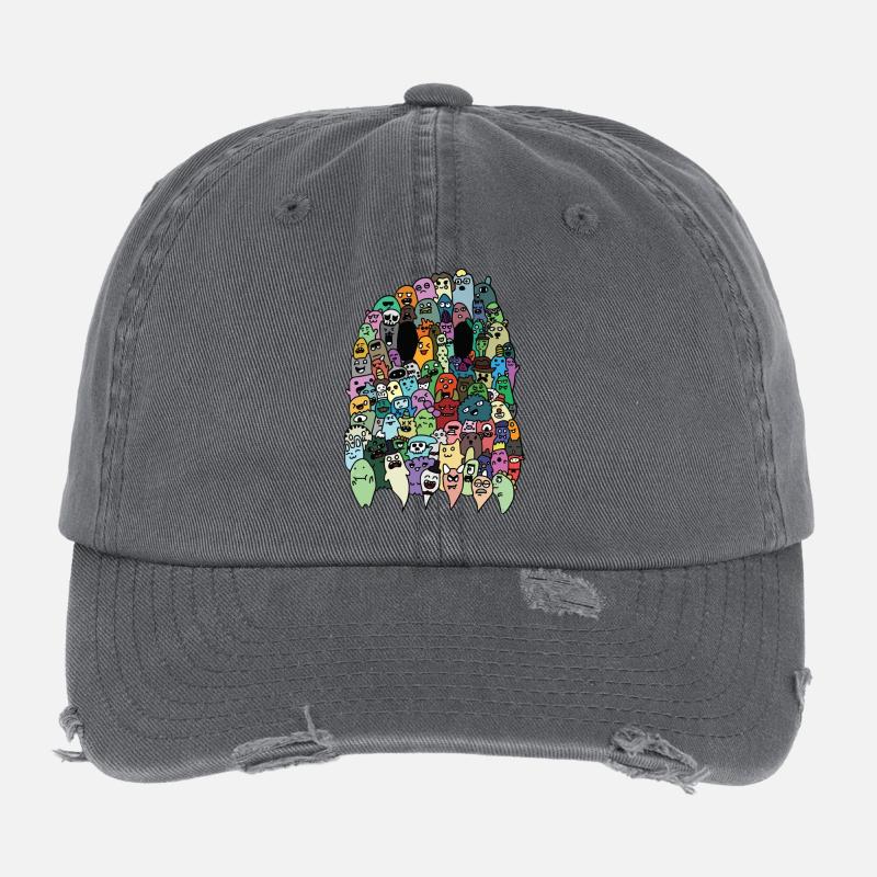 ghost Flexfit Vintage Destroyed Cap