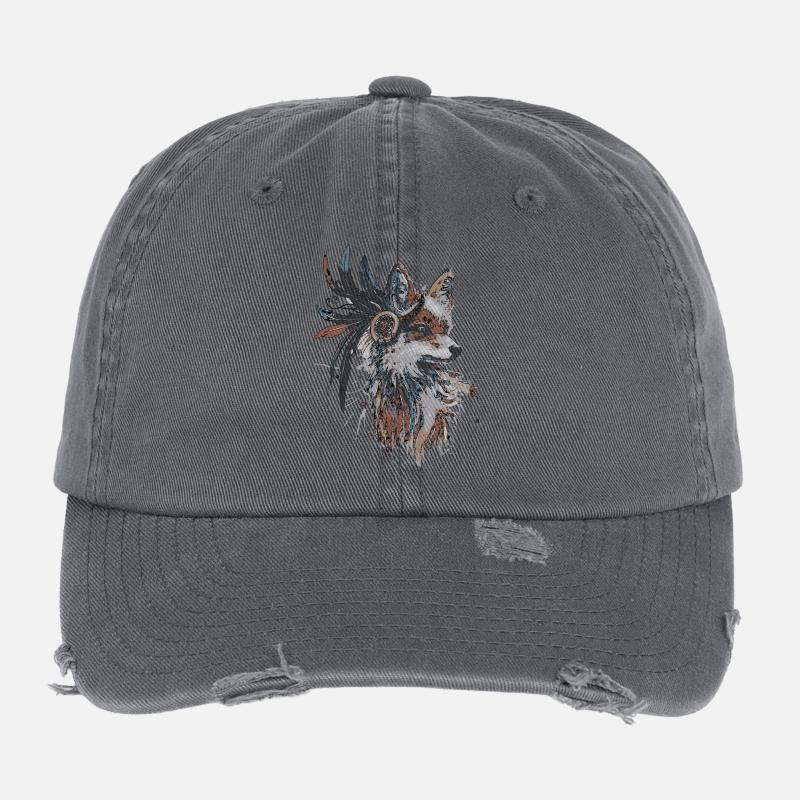 Fuchs Flexfit Vintage Destroyed Cap