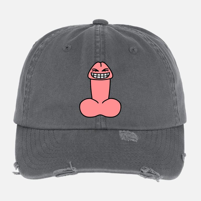 cheeky_penis Casquette vintage effet usé Flexfit