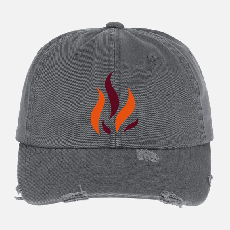 Flame Flexfit Vintage Destroyed Cap