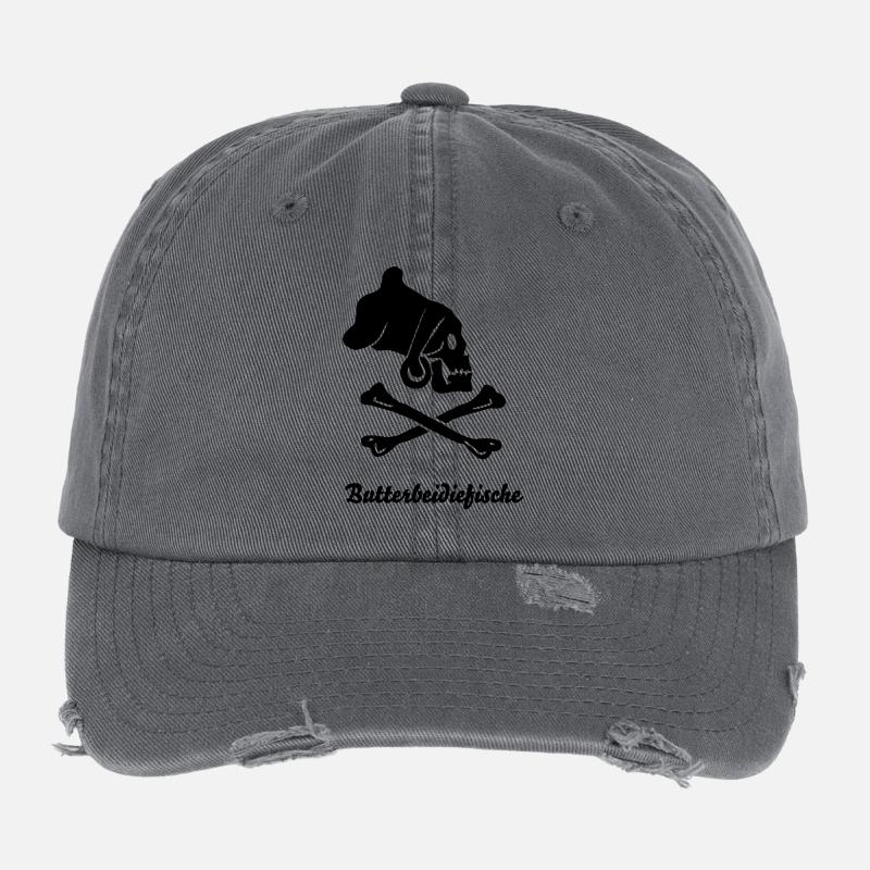 ~ ~ Butterbeidiefische Casquette vintage effet usé Flexfit
