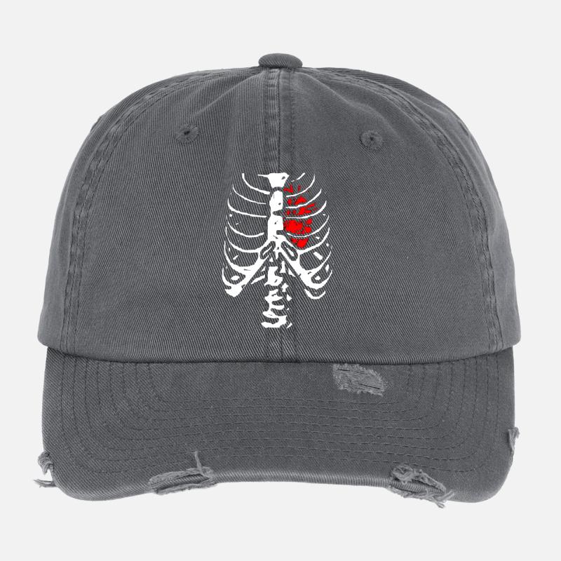 squelette Casquette vintage effet usé Flexfit