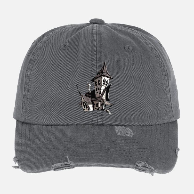 Vampire castle Flexfit Vintage Destroyed Cap