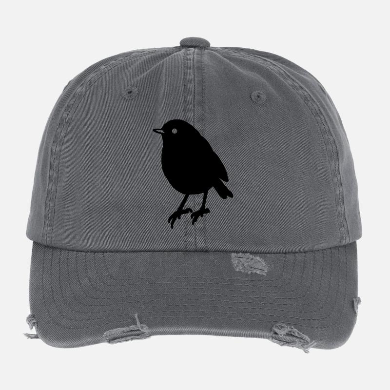 Idée cadeau pour oiseau oiseau Casquette vintage effet usé Flexfit