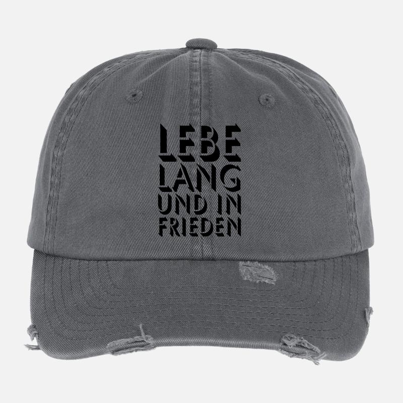 LEBE LANG Flexfit Vintage Destroyed Cap