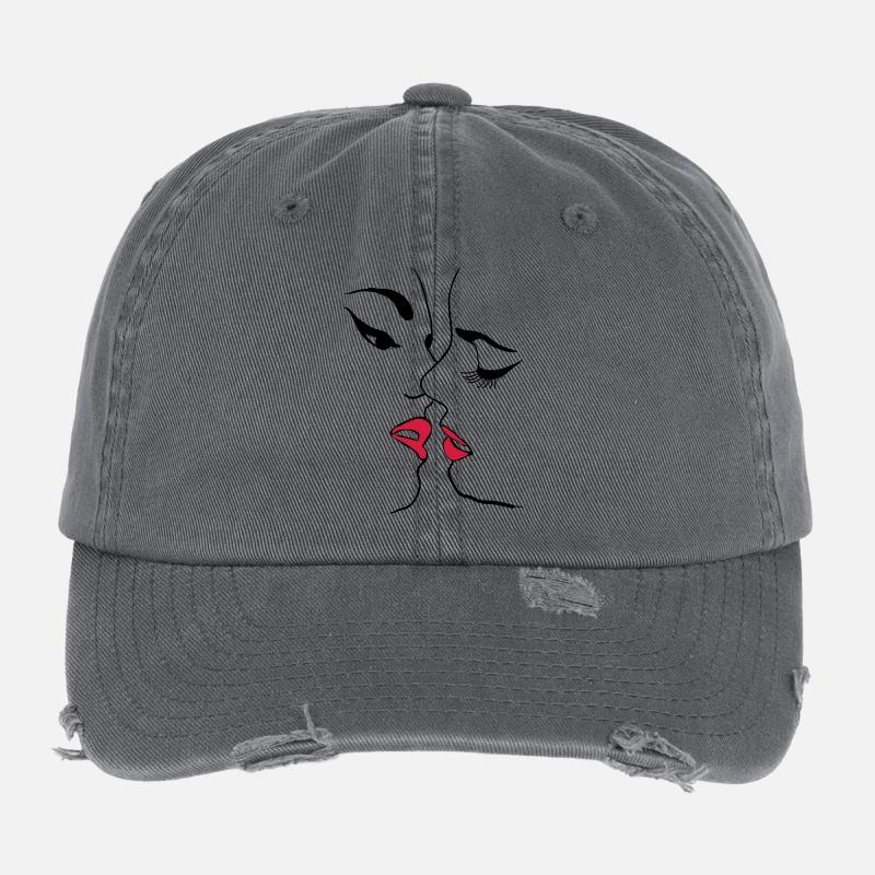 Lesbian Flexfit Vintage Destroyed Cap