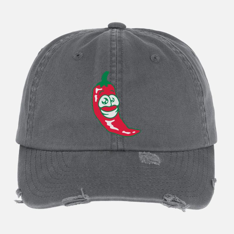 Cheerful Chilli Flexfit Vintage Destroyed Cap