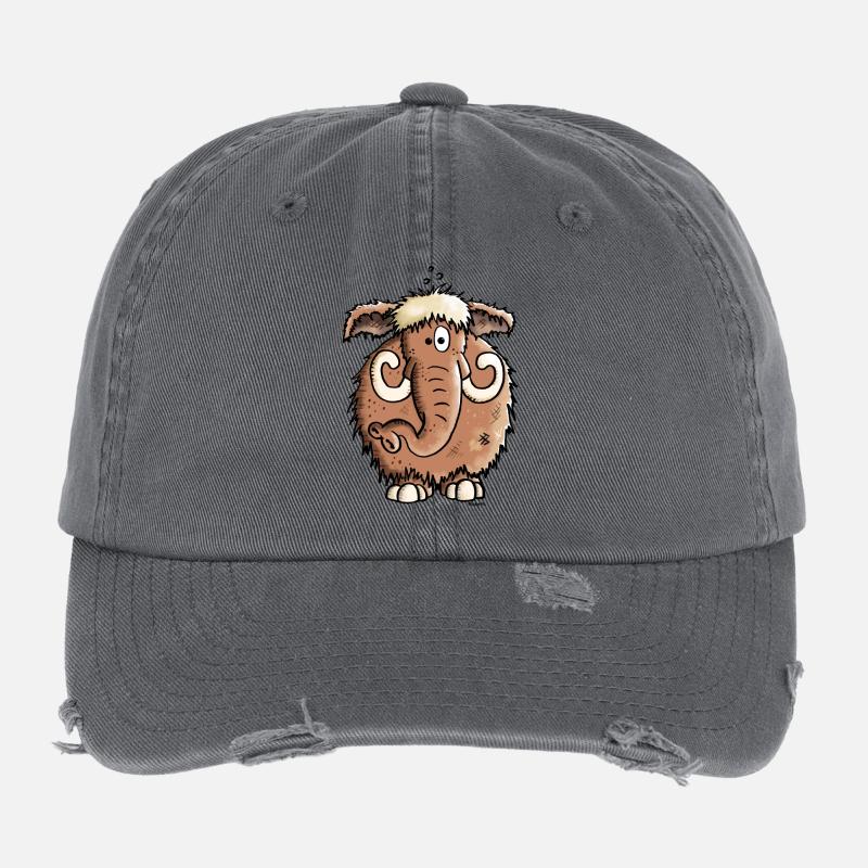 Géant Mammoth - Eléphant Casquette vintage effet usé Flexfit