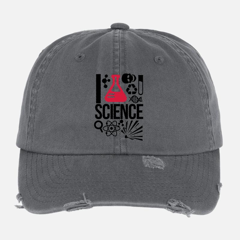 Wissenschaft Flexfit Vintage Destroyed Cap