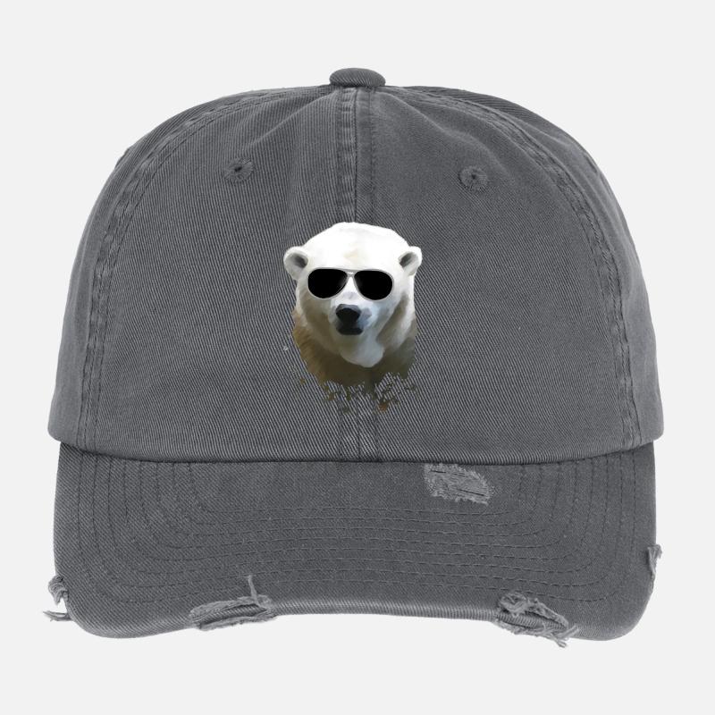 Polar Bear - Eisbär Flexfit Vintage Destroyed Cap