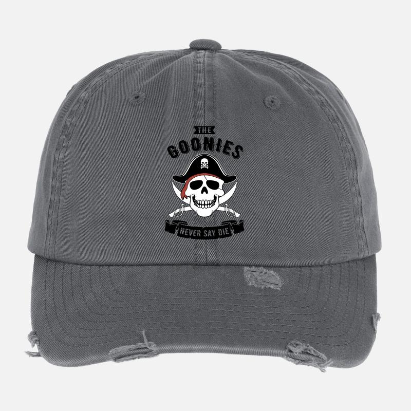 Le Crâne de Pirate des Goonies Casquette vintage effet usé Flexfit