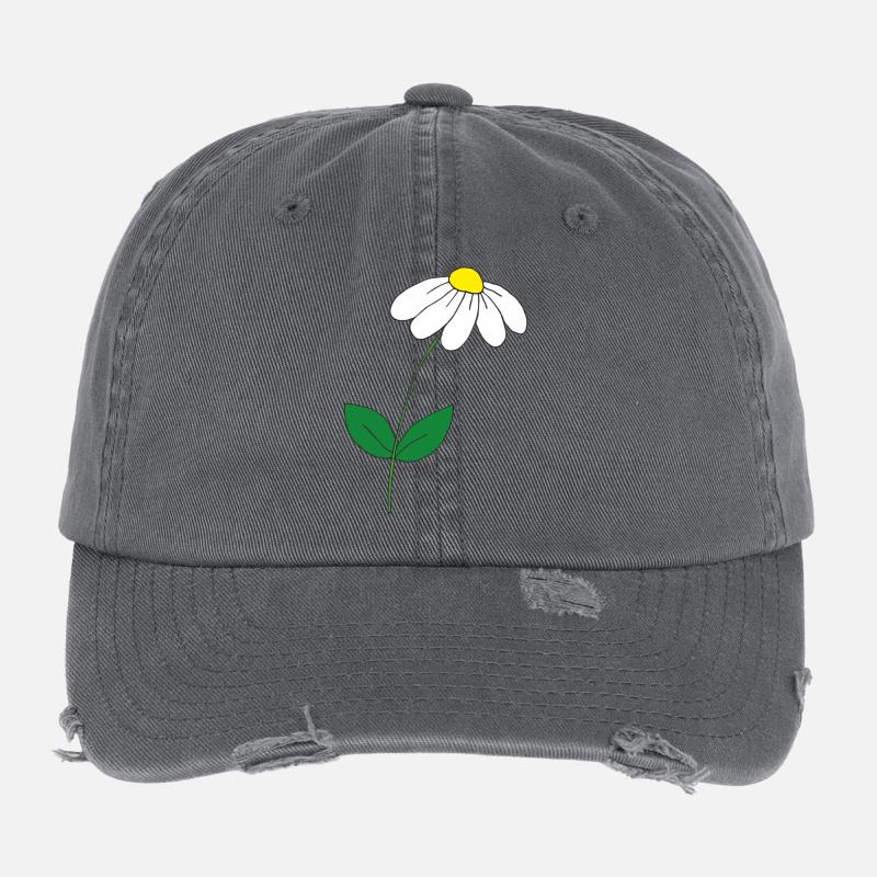 Marguerite douce Casquette vintage effet usé Flexfit