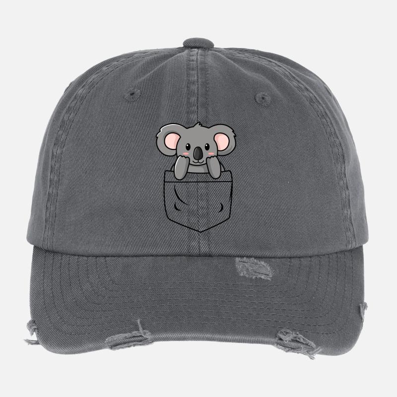 Koala Pocket Flexfit Vintage Destroyed Cap