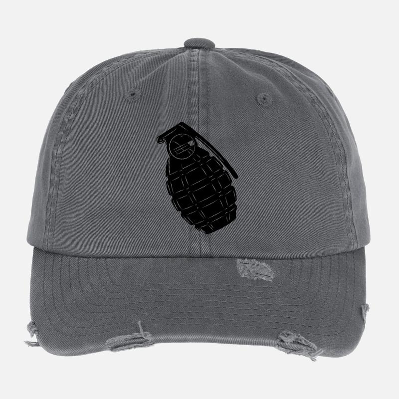 Hand grenade Flexfit Vintage Destroyed Cap