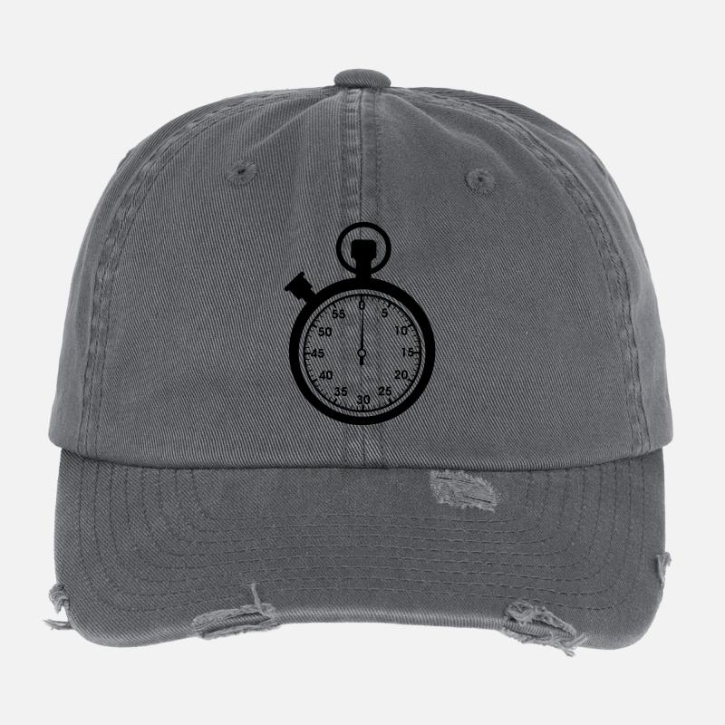 Minute chronomètre Casquette vintage effet usé Flexfit