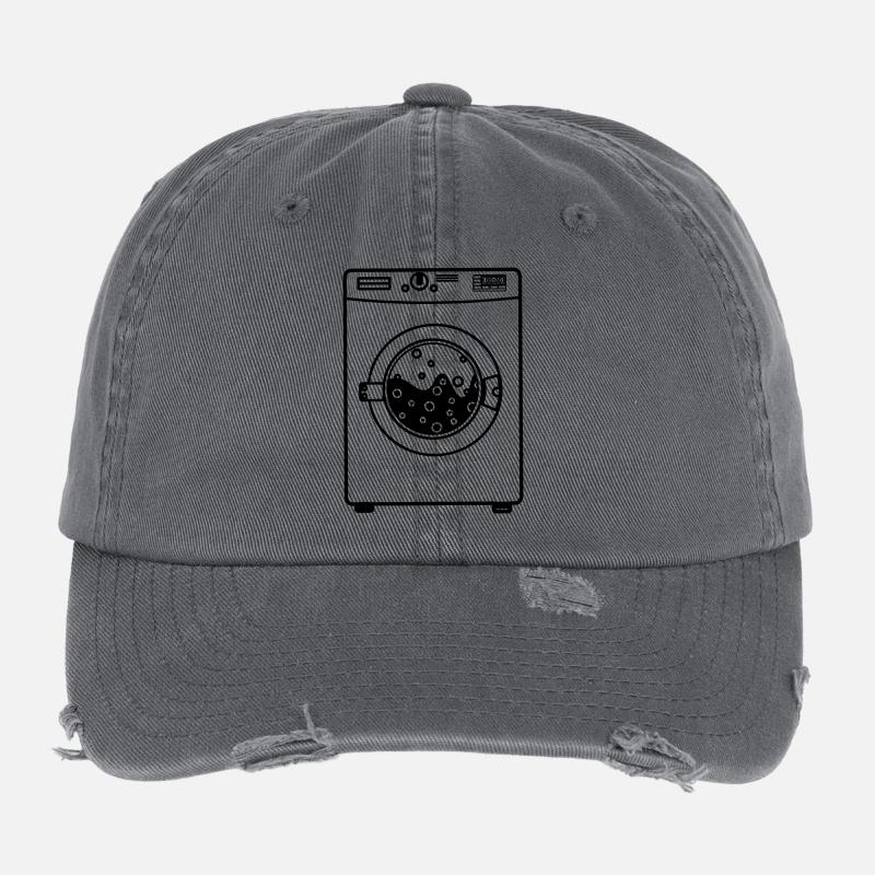 Washing machine Flexfit Vintage Destroyed Cap