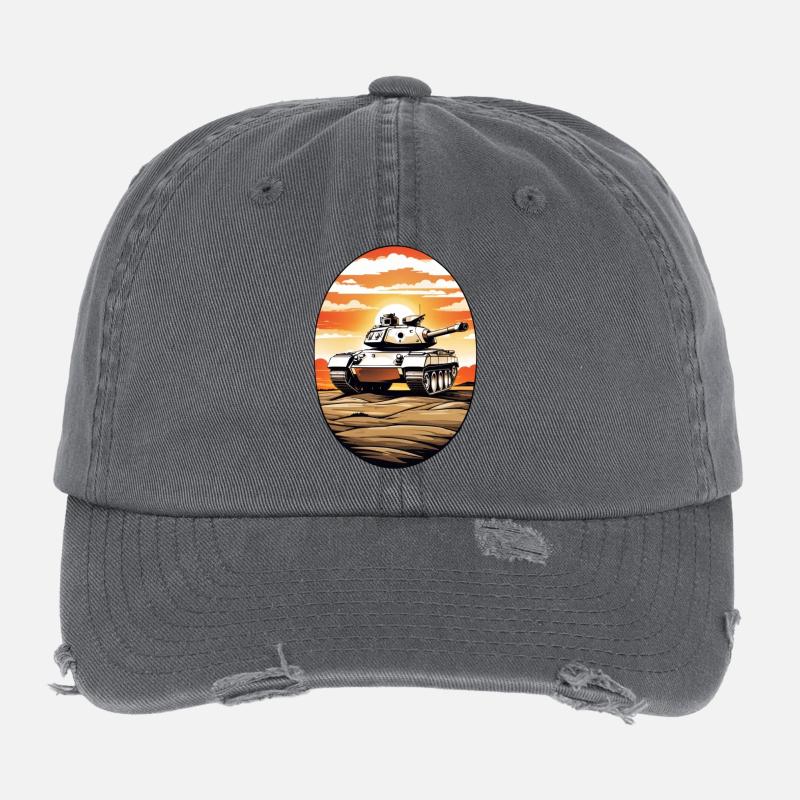 Panzerfahrer Flexfit Vintage Destroyed Cap