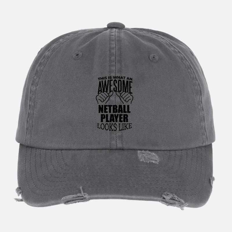 Netball Casquette vintage effet usé Flexfit