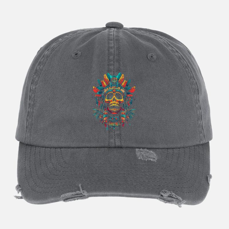 Aztec Flexfit Vintage Destroyed Cap