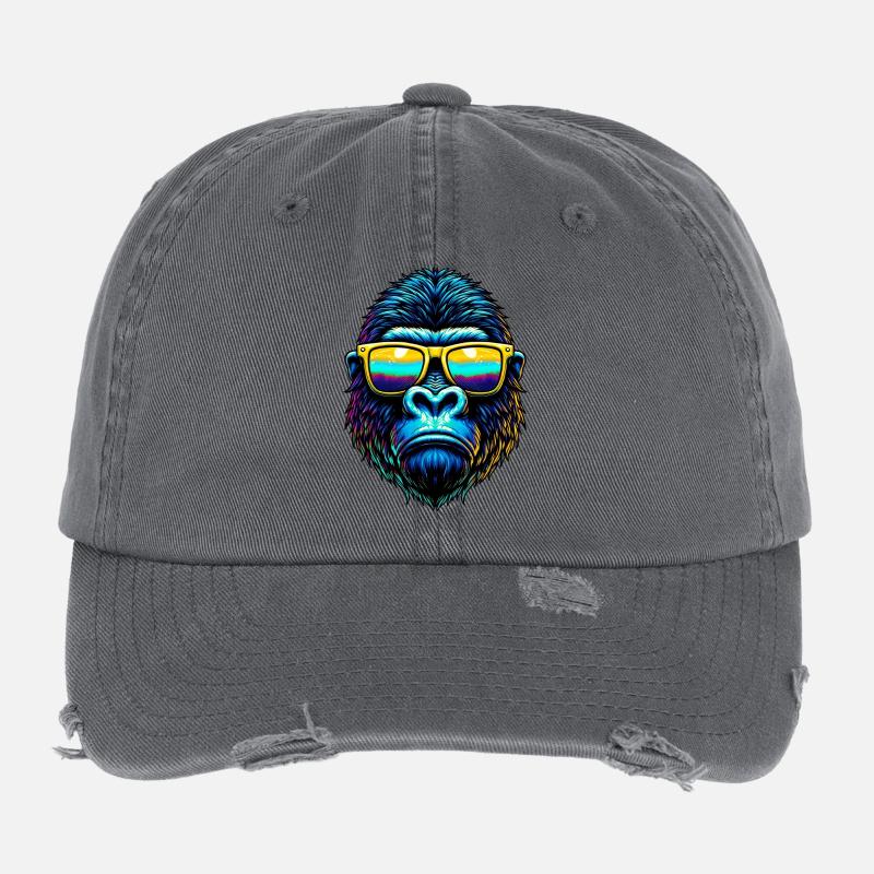 Gorilla Flexfit Vintage Destroyed Cap