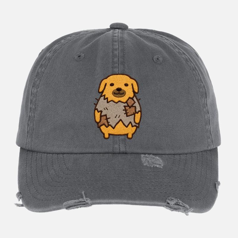 Welpe Nudaeng Flexfit Vintage Destroyed Cap
