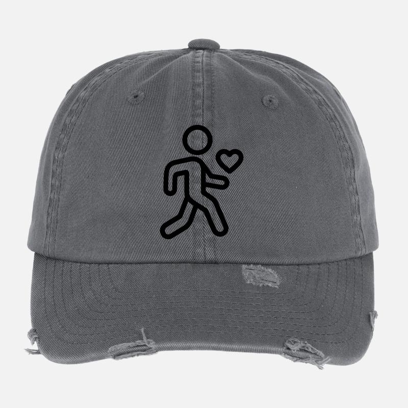 Gesunder Lebensstil Flexfit Vintage Destroyed Cap