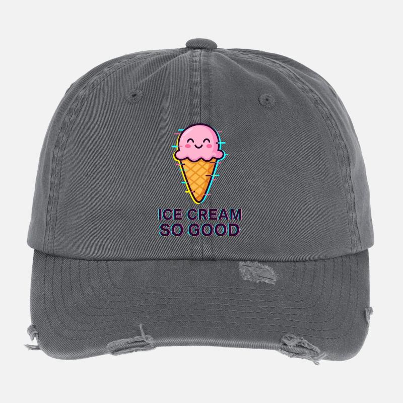 Eiscreme Genuss Flexfit Vintage Destroyed Cap
