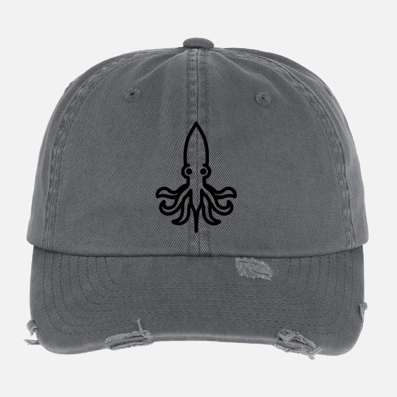 calmar Casquette vintage effet usé Flexfit