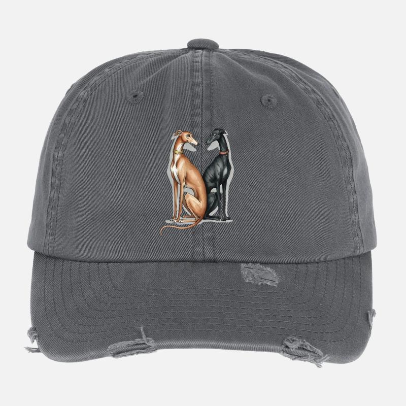Zwei Galgos  Flexfit Vintage Destroyed Cap