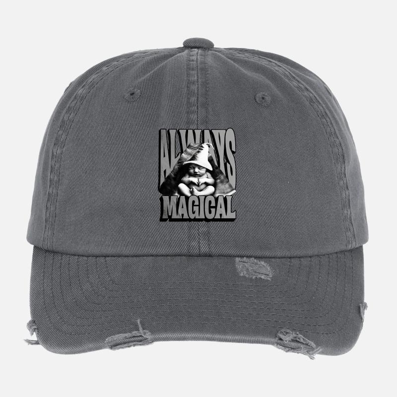 Magical Wizard Baby Flexfit Vintage Destroyed Cap