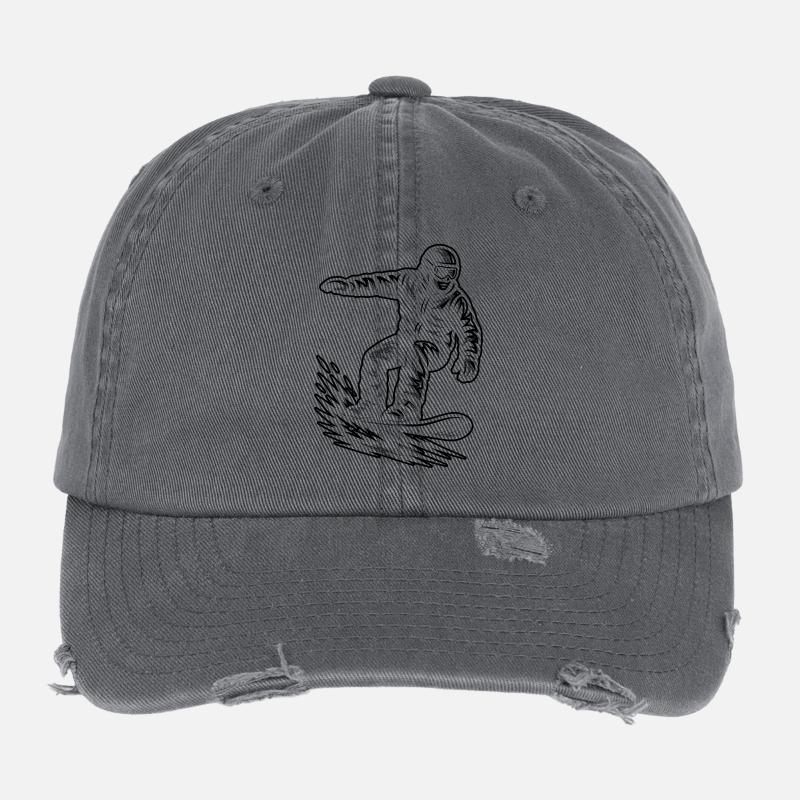 Direct Snowboard Statement Flexfit Vintage Destroyed Cap