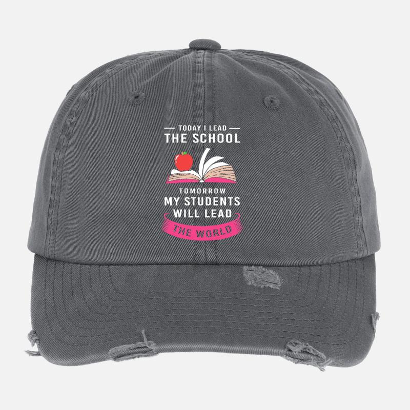 Direktor Schulleitung Schule Rektor Schulleiter Flexfit Vintage Destroyed Cap