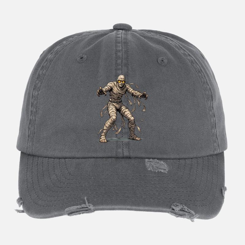Mumie Comic  Flexfit Vintage Destroyed Cap
