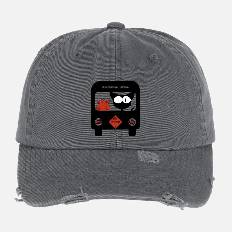 Chat Casquette vintage effet usé Flexfit