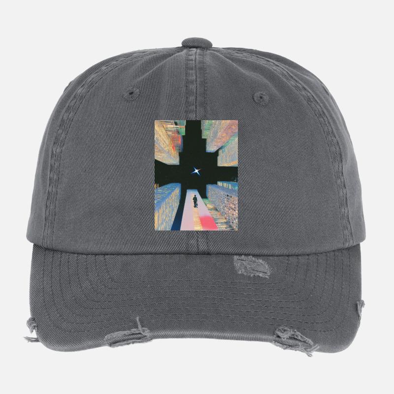 universe design Flexfit Vintage Destroyed Cap