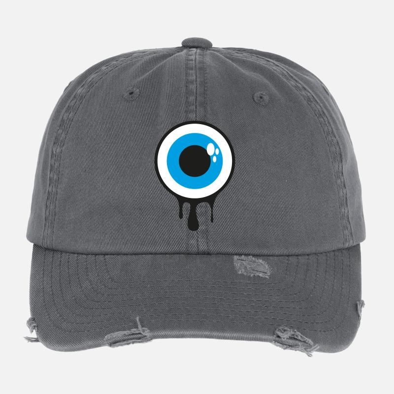 Dripping Eye Flexfit Vintage Destroyed Cap